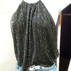 Classy unique dressy halter top!